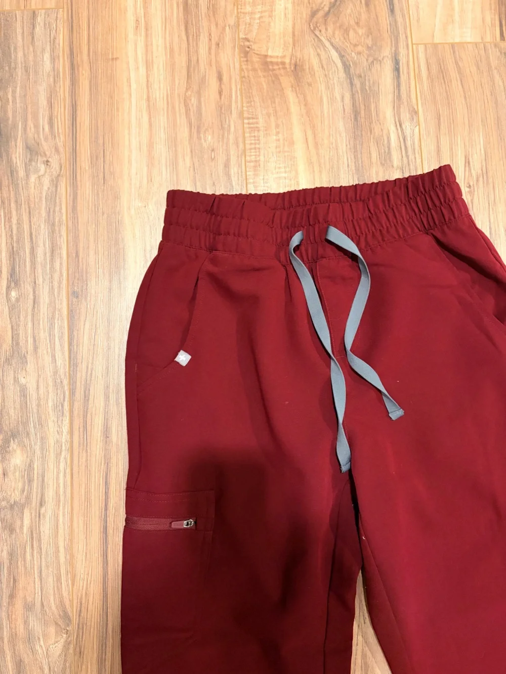 Figs Jogger Scrub Pants with Gray Drawstring